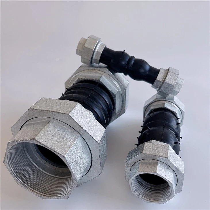 304 Stainless Steel Threaded Twin-Sphere Rubber Expansion Joint price