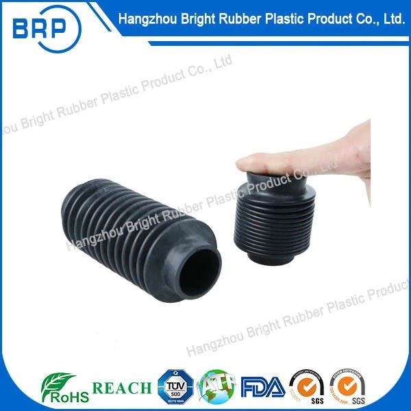 Custom High Temperature Resistant Rubber Flexible Flat Bellows