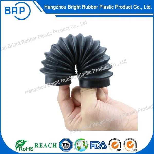 Custom High Temperature Resistant Rubber Flexible Flat Bellows
