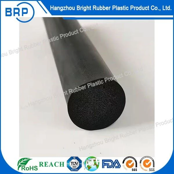 Extruded Silicone Rubber Foam Sponge Seal Strip