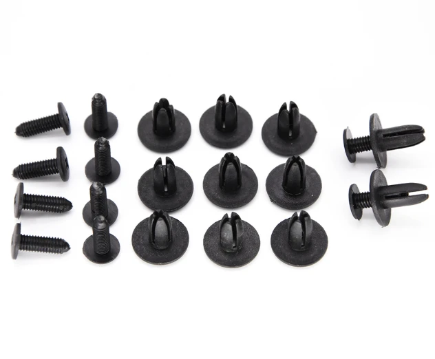 Multi-Material Plastic Push Pin Retainer Clips - 12mm Push Rivet For Auto Door Panel & Trim Upholstery (Nylon/PA66, POM, PE) suppliers