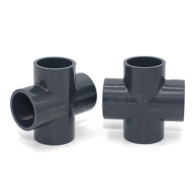 DIN Standard PVC Cross Tee Fitting For Water Piping Systems