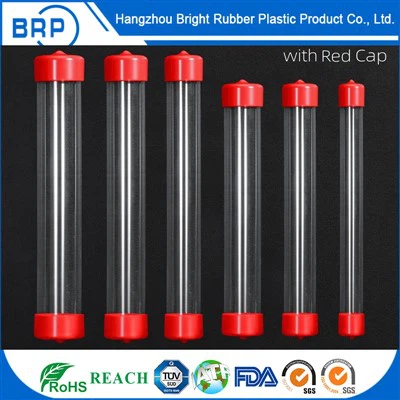 PC Transparent Tube With Red Cap