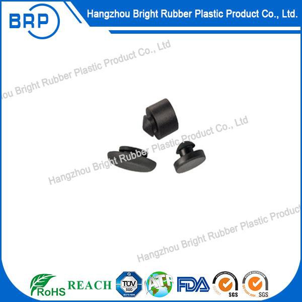 Black Rubber Push In Grommet Feet