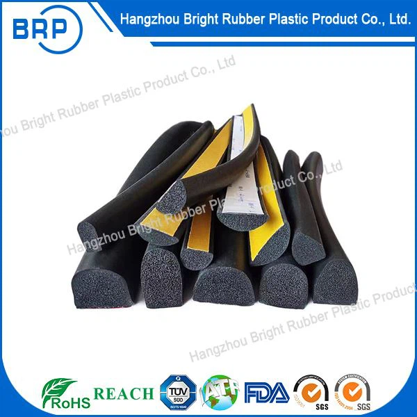 Customized Silicone Solid Strip EPDM Extrusion Foam Tube