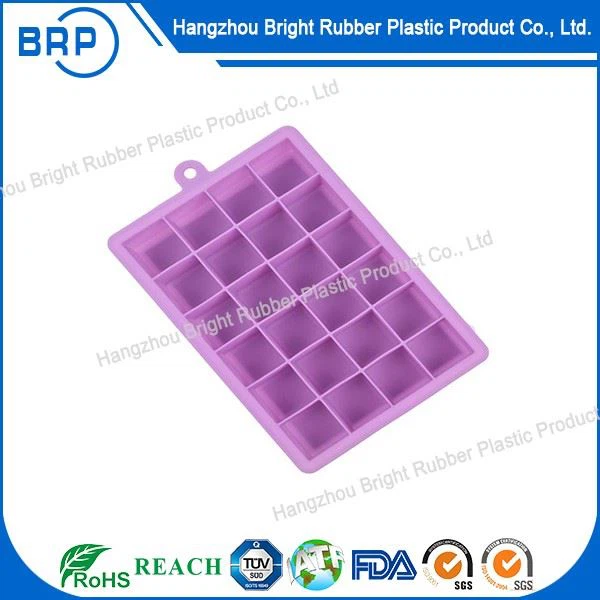 Customed 6 Cavaty 8 Cavaty 15 Hole 20 Cavaty 24 Cavaty Food Grade Silicone Ice Cube Tray With Lid