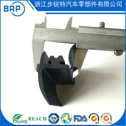 Custom EPDM H Shape Bus Warehouse Container Trailer Revolving Door Black Seal Strip Profile Extrusion