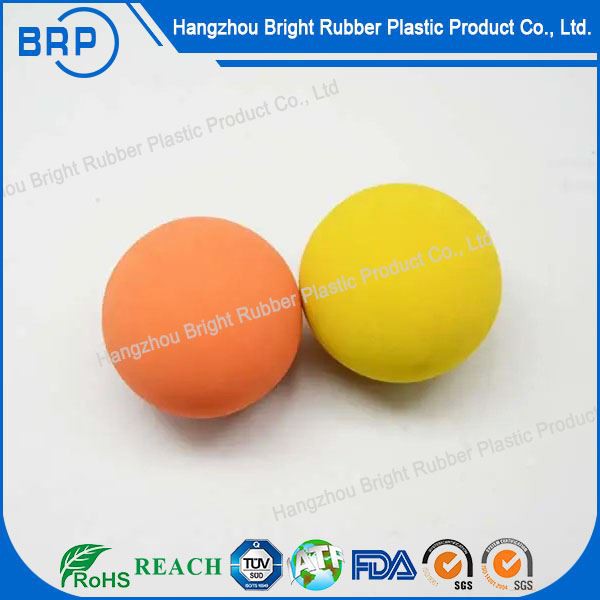 Toy Rubber Pet Dog Silicon Color Rubber Bouncy Bouncing Ball Colorful Solid High Bouncing Ball