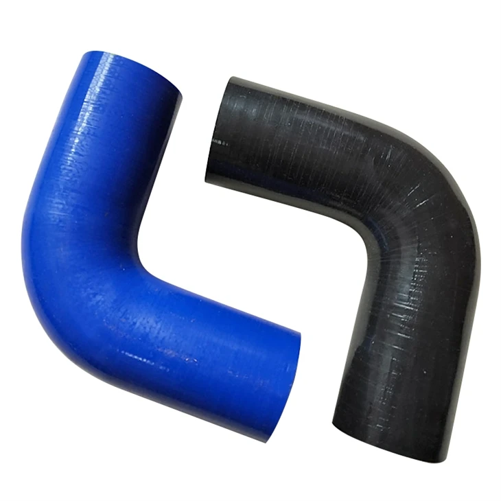 Universal 90 Degree Bend Braided Silicone Intercooler Hose For Car And Truck
